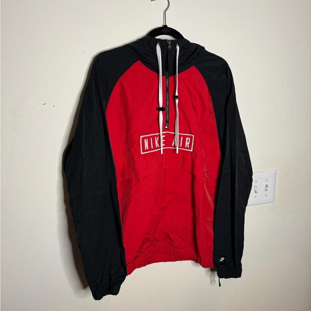 Nike Air Men’s Woven Anorak Coat Hooded Pullover Windbreaker Jacket